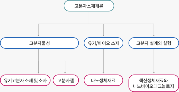 유기고잔자 소재/생체융합 기술 교과과정